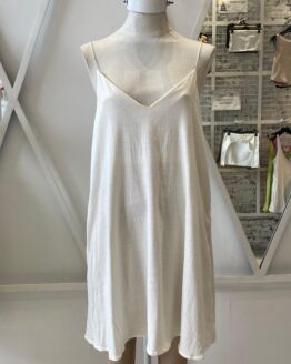 VEST LINO FOIL BRETELES