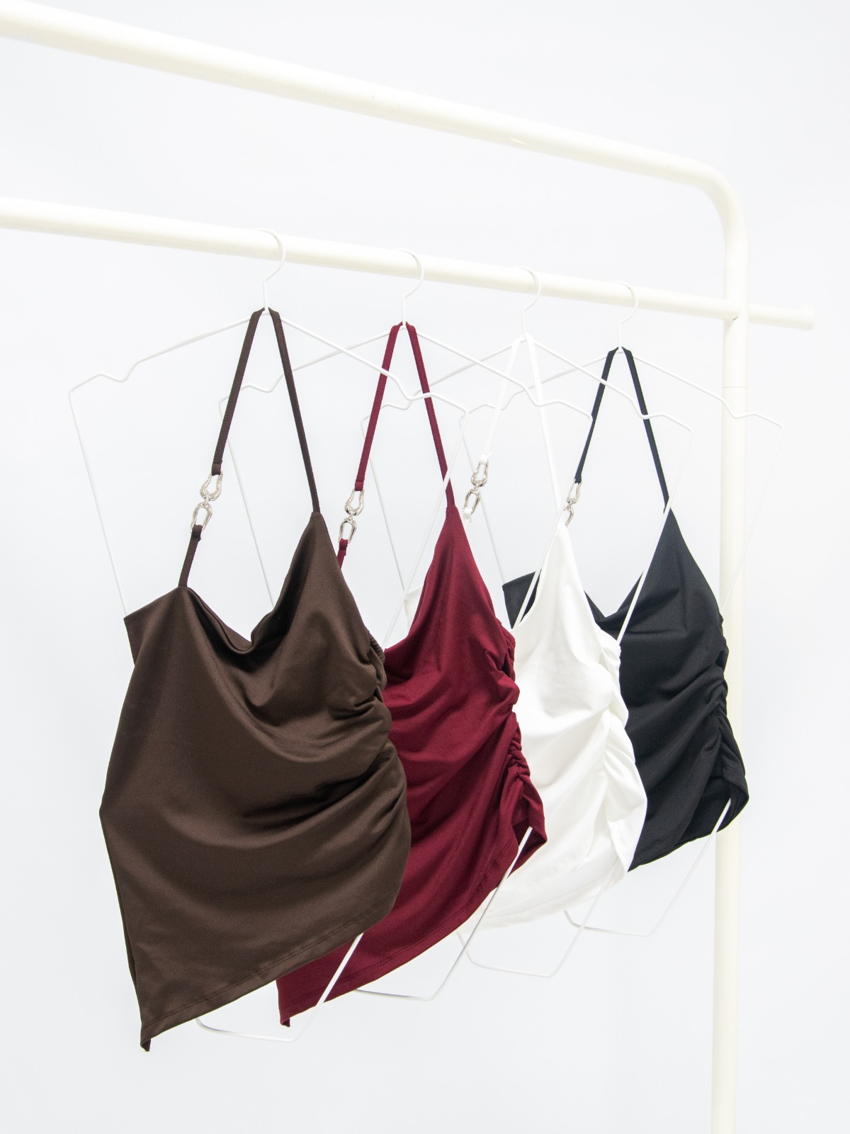 Top microf un bretel hebilla