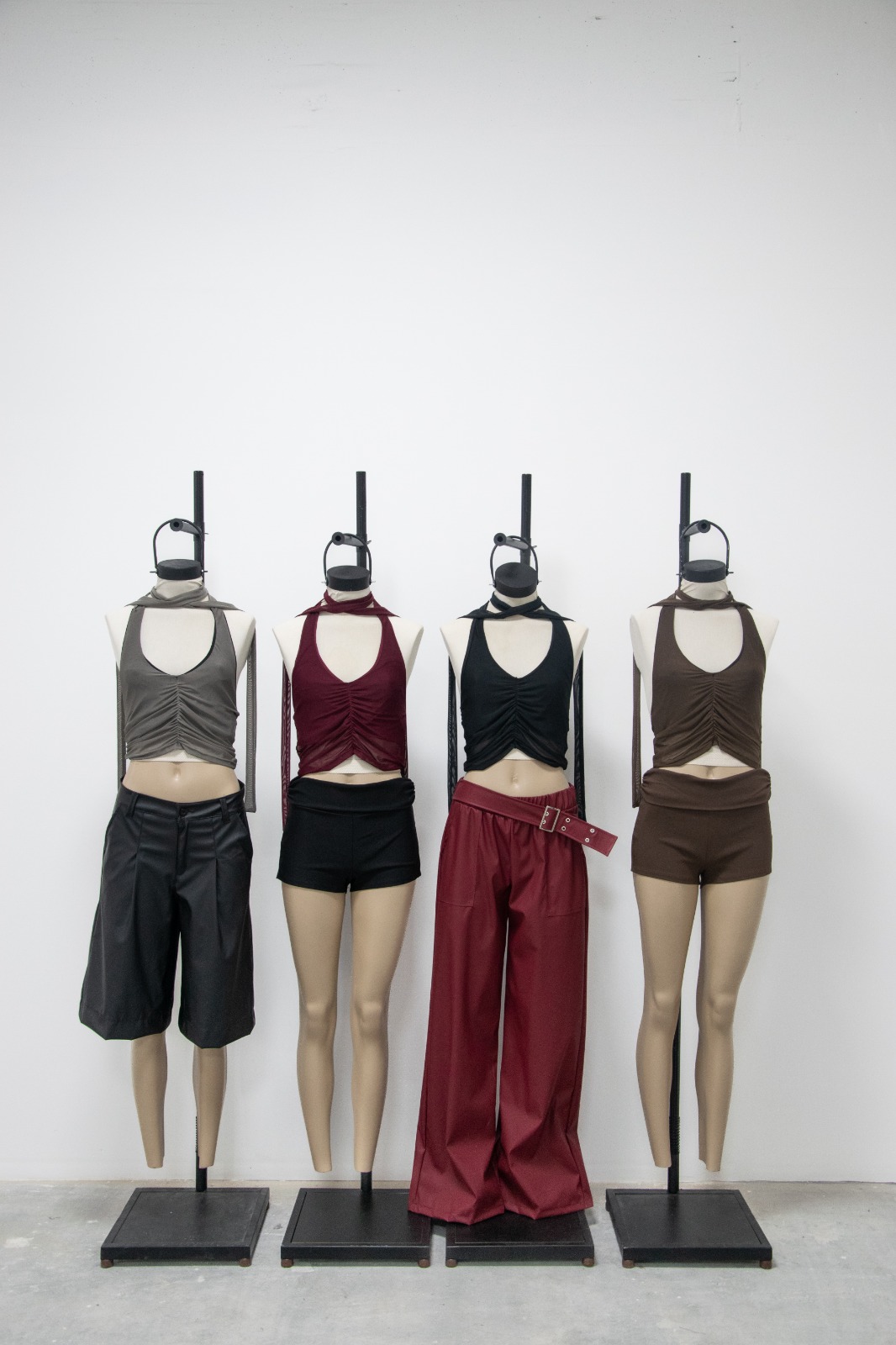 Top tul escote frunce para atar