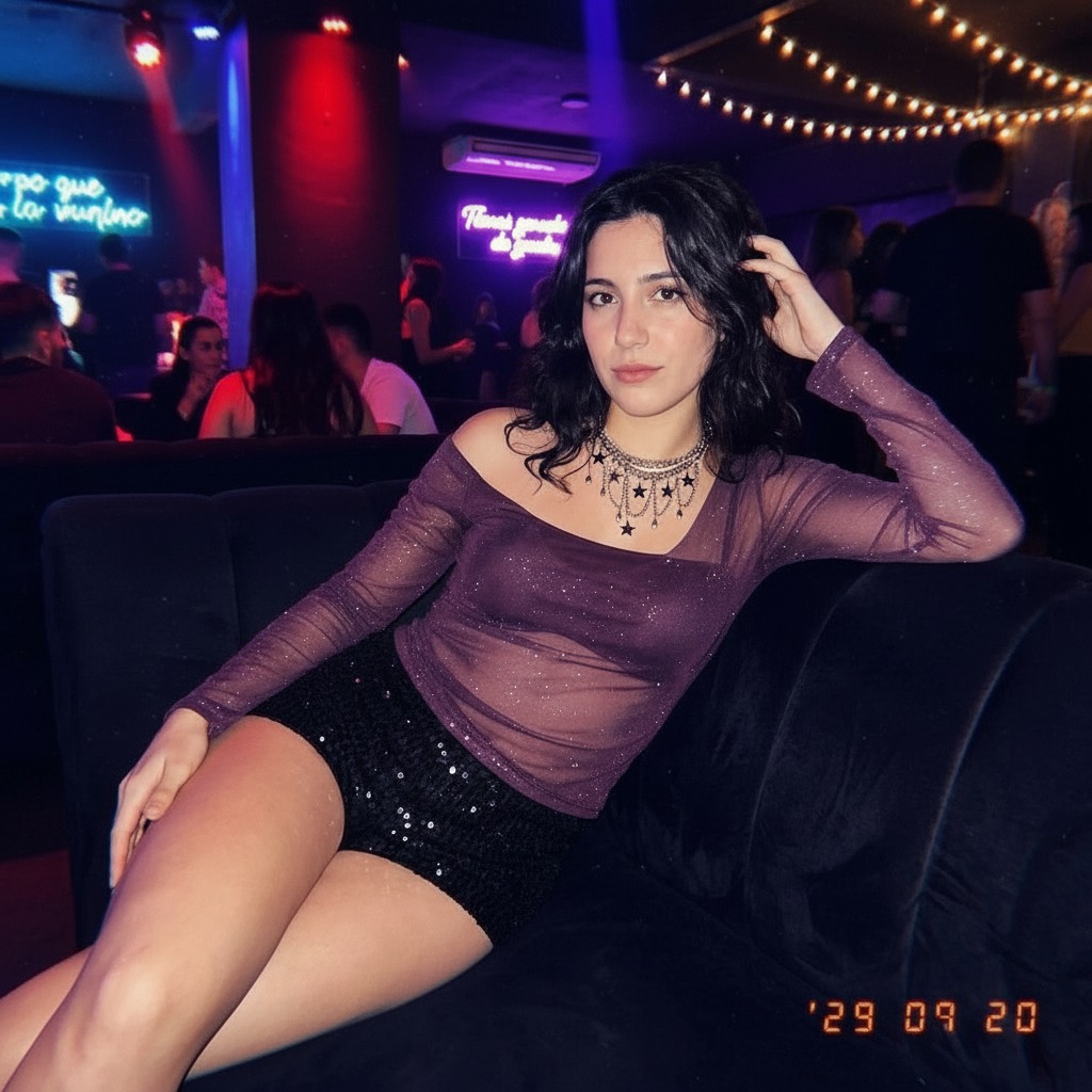 TOP ML GLITTER HOMBRO CAIDO